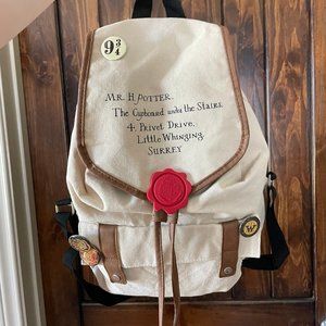 Harry Potter Under the Cupboard Letter slouchy backpack